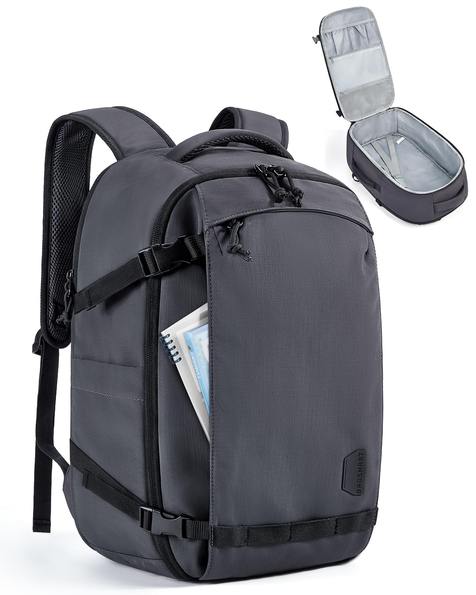 Amazon.co.jp: BAGSMART(バッグスマート) キャリーオン トラベルバック